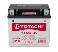 аккумулятор totachi moto ytx14-bs 14 а/ч r фото
